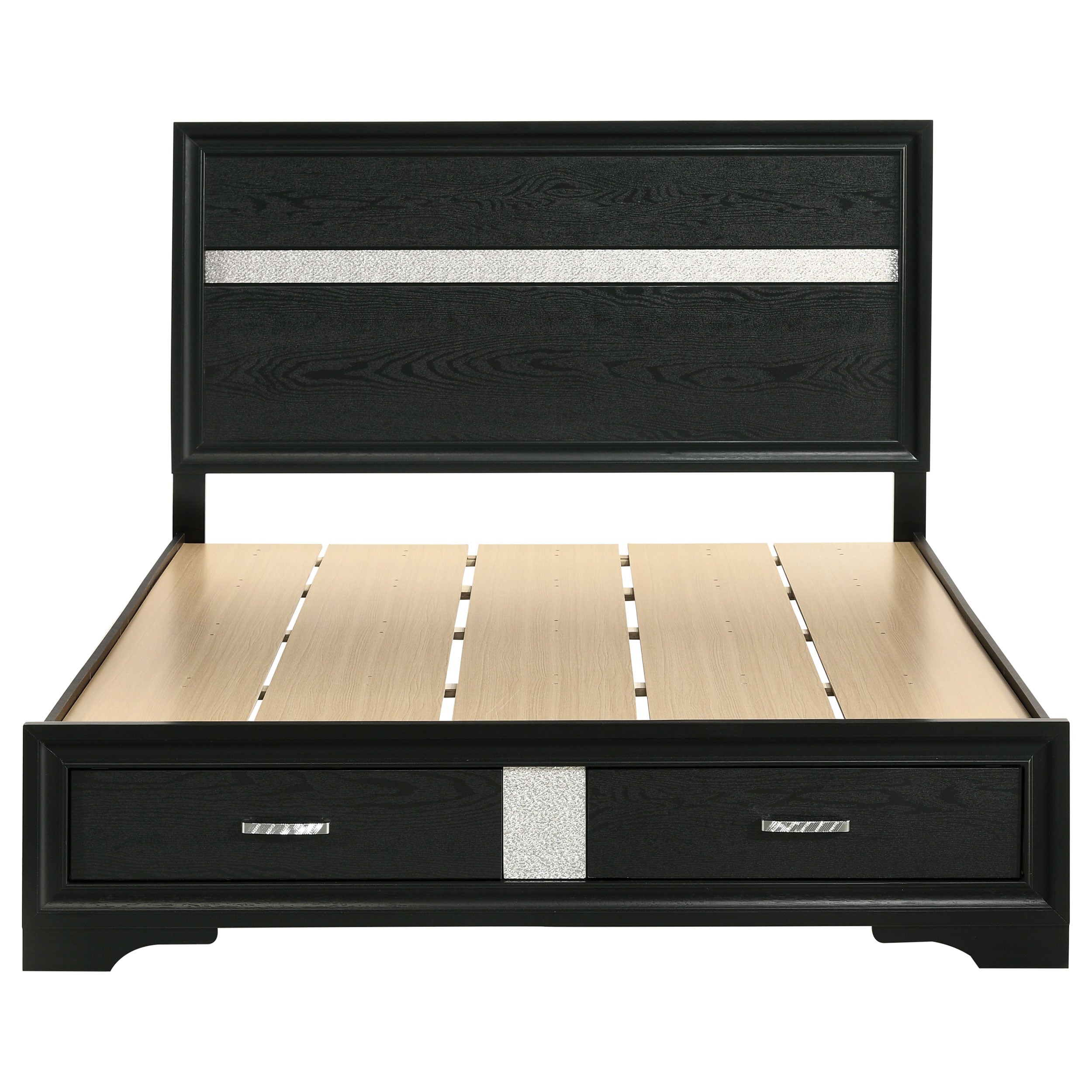 Miranda 51-inch Wood Storage Panel Bed