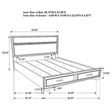 Miranda 51-inch Wood Storage Panel Bed