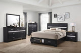 Miranda 51-inch Wood Storage Panel Bed