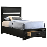 Miranda 51-inch Wood Storage Panel Bed