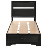 Miranda 51-inch Wood Storage Panel Bed