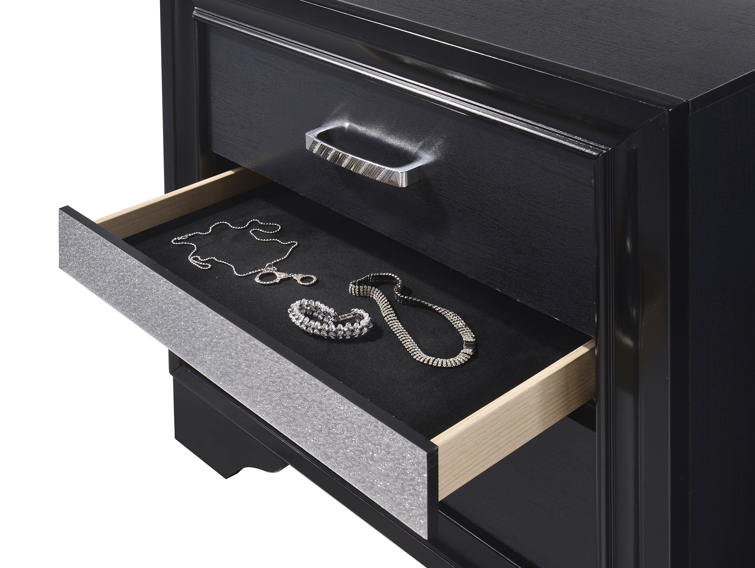 Miranda 3-drawer Nightstand Bedside Table