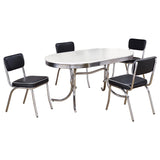 Retro Oval Dining Table Set