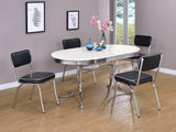 Retro Oval Dining Table Set