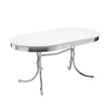Retro Oval Dining Table Set