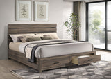 Brantford Wood Storage Panel Bed