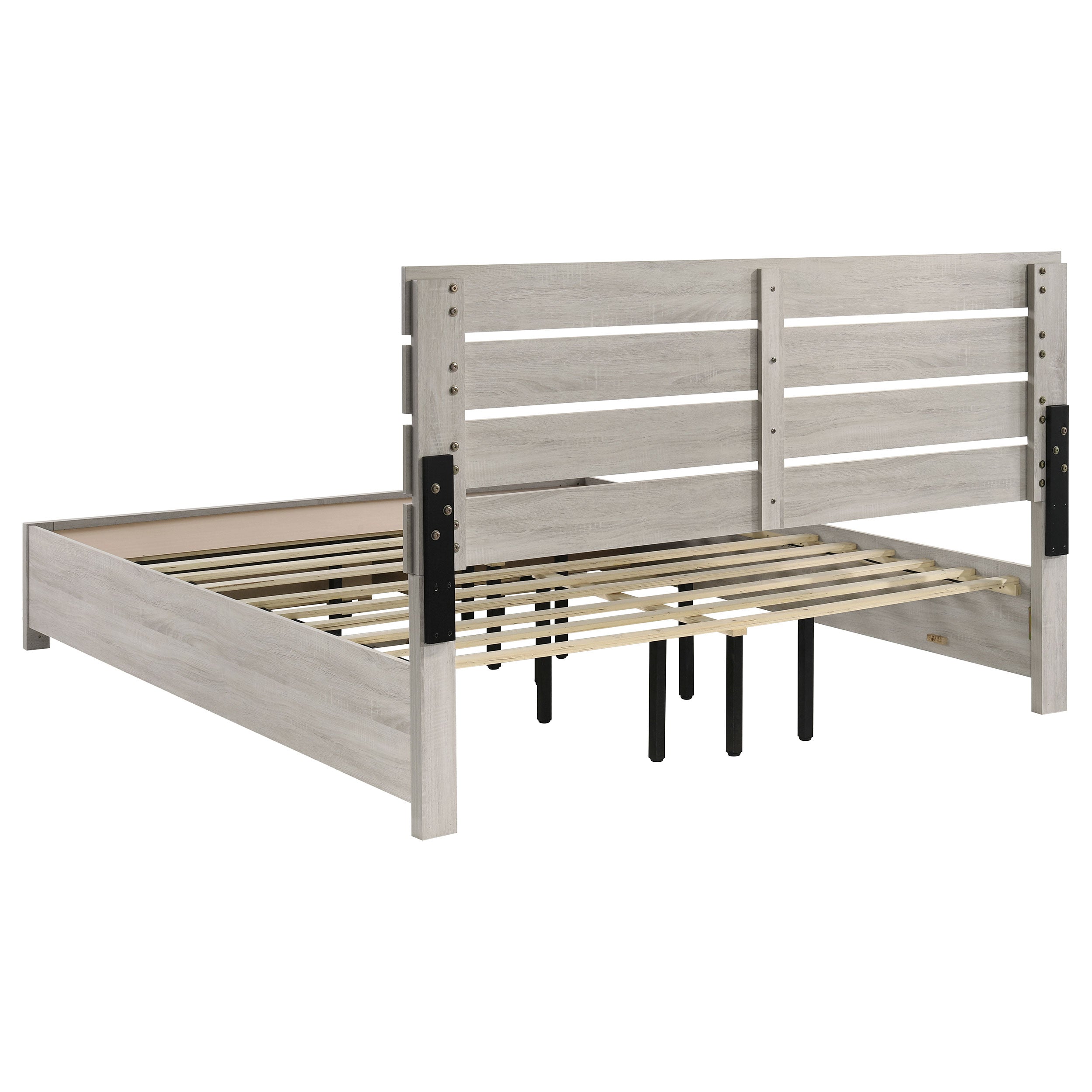 Brantford Wood Storage Panel Bed