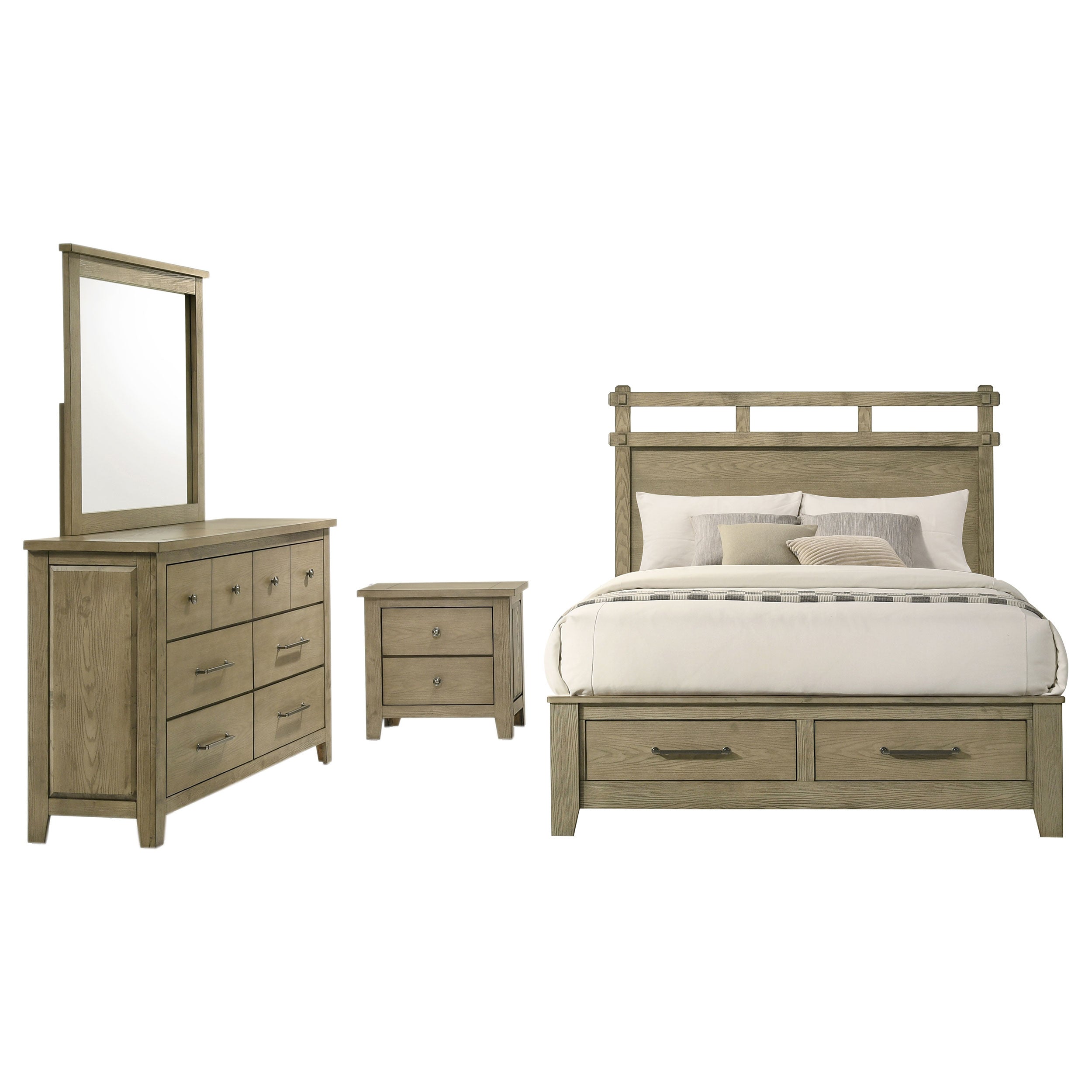 Hazlewood Bedroom Set Vineyard Oak
