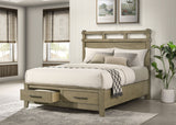 Hazlewood 59-inch Panel Storage Bed Vineyard Oak