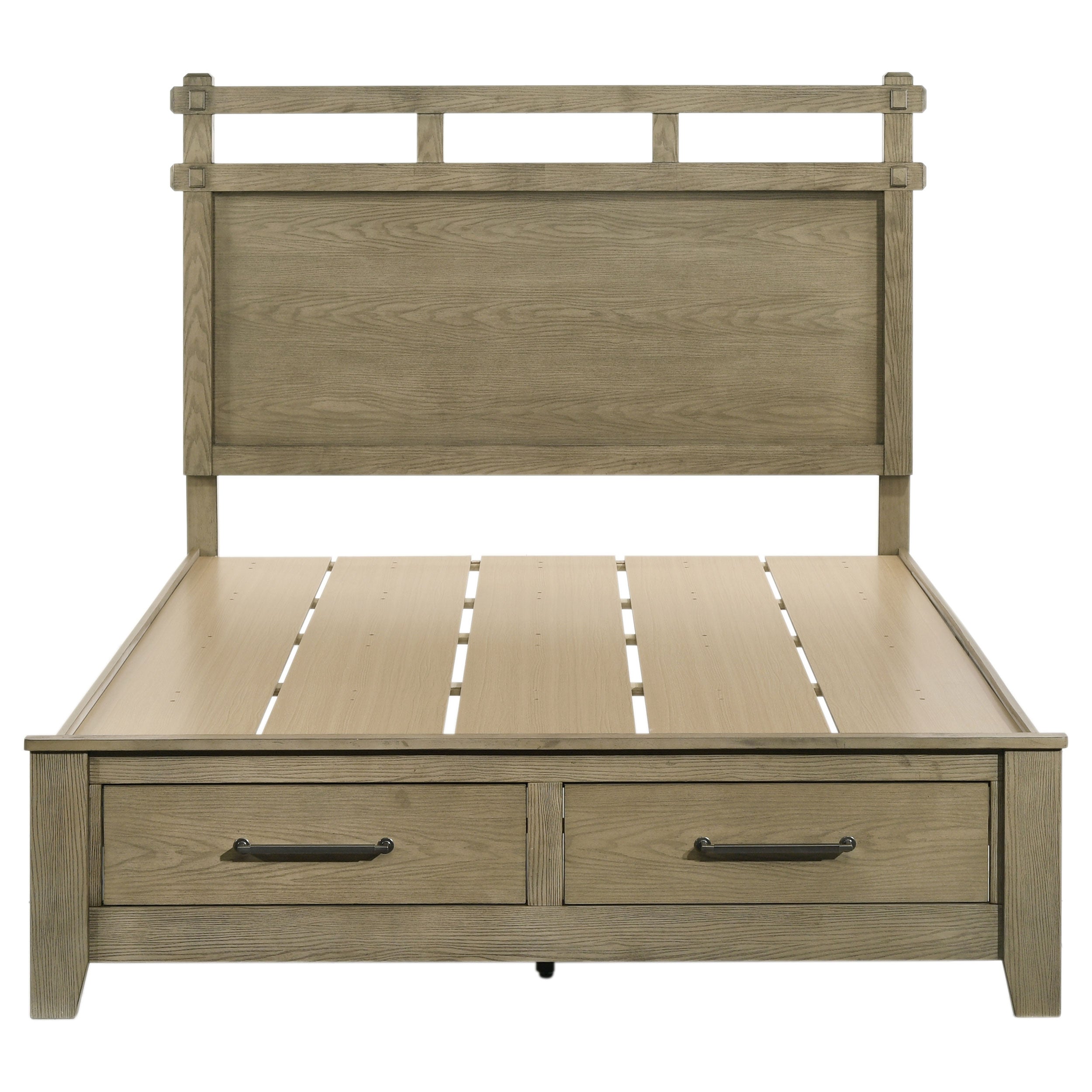 Hazlewood 59-inch Panel Storage Bed Vineyard Oak