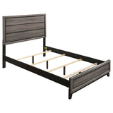 Watson Wood Panel Bed Grey Oak