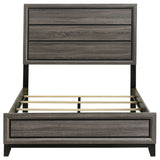 Watson Wood Panel Bed Grey Oak