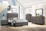 Watson Wood Panel Bed Grey Oak