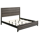 Watson Wood Panel Bed Grey Oak