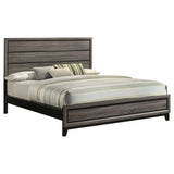 Watson Wood Panel Bed Grey Oak