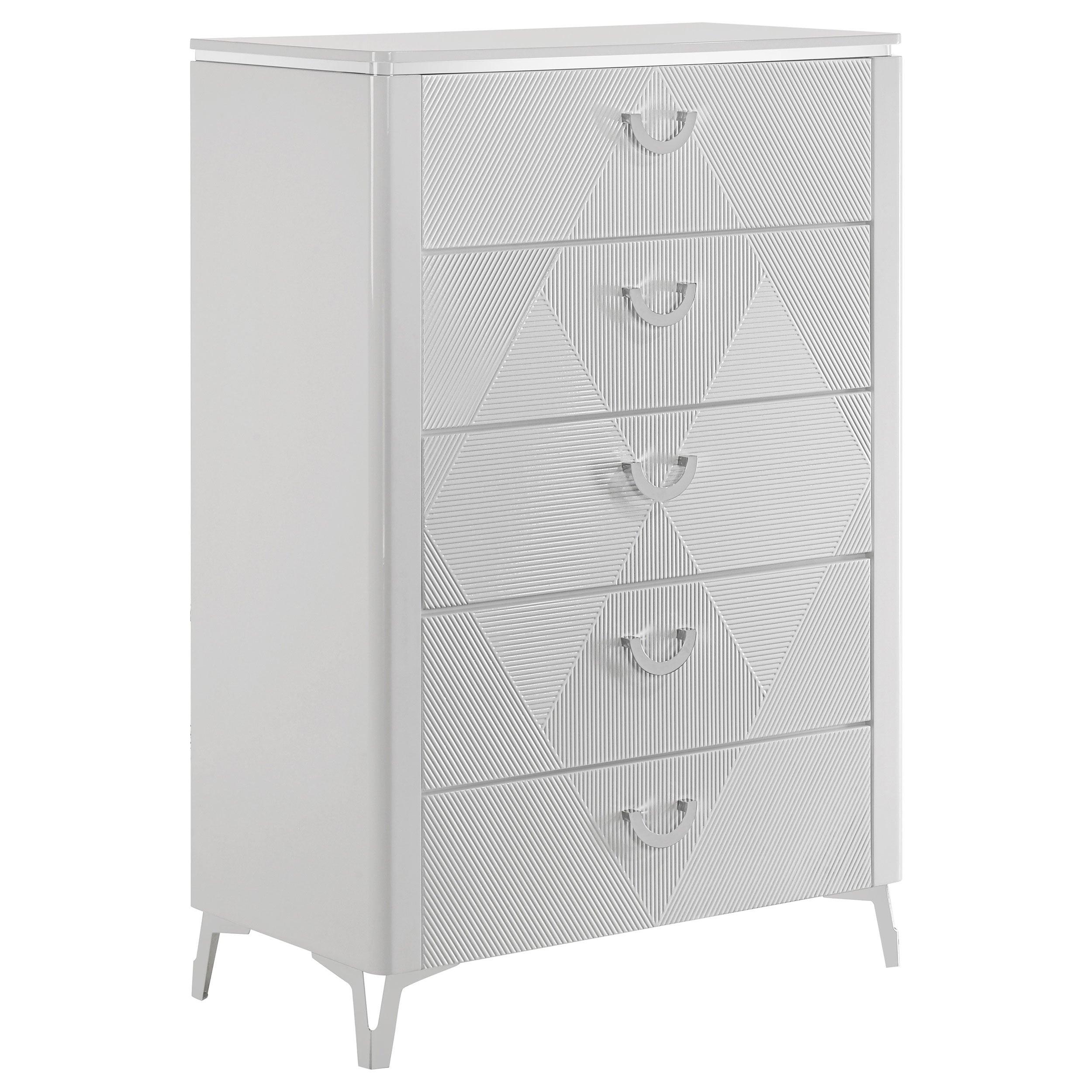 Cassia LED Bedroom Set High Gloss