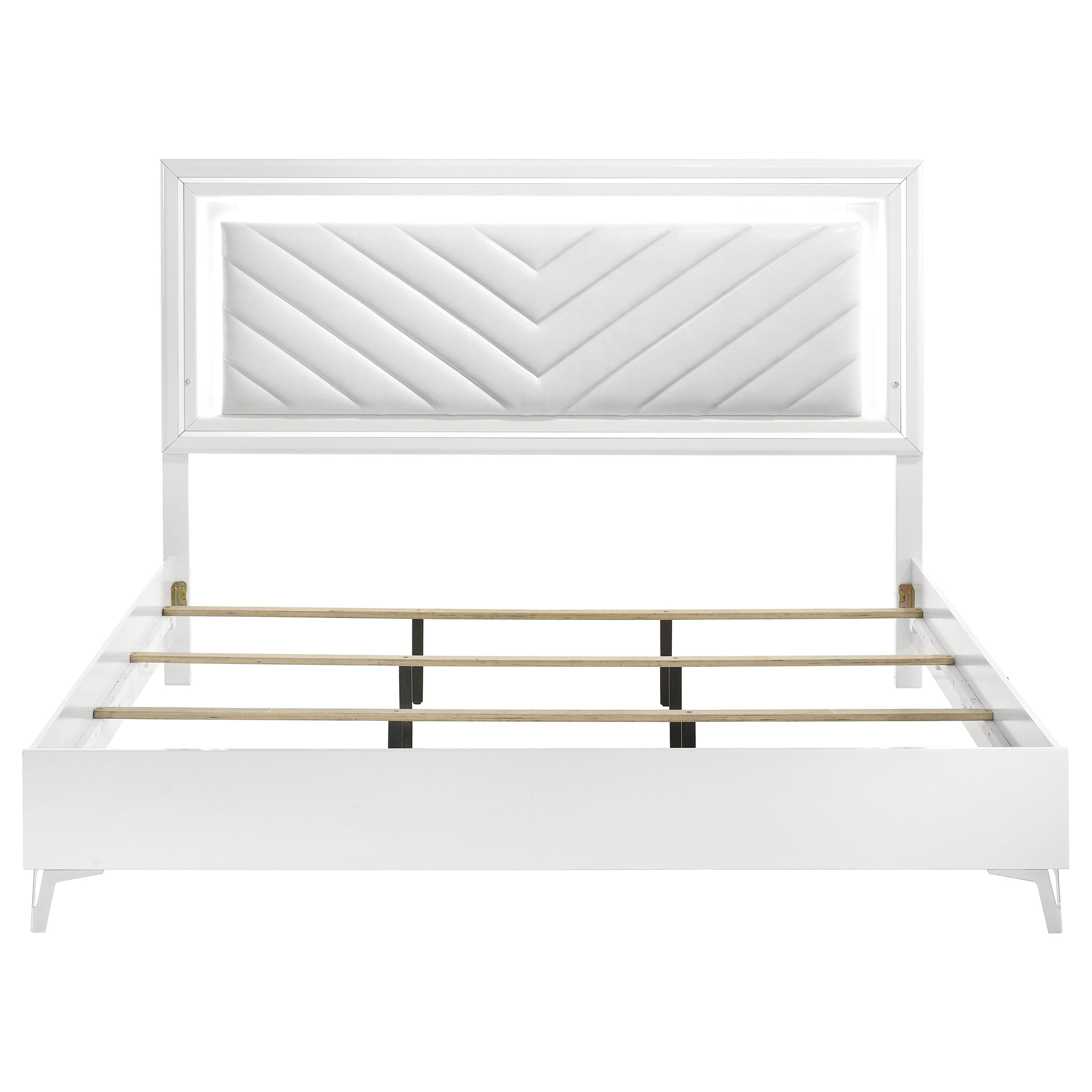 Cassia LED Panel Bed High Gloss