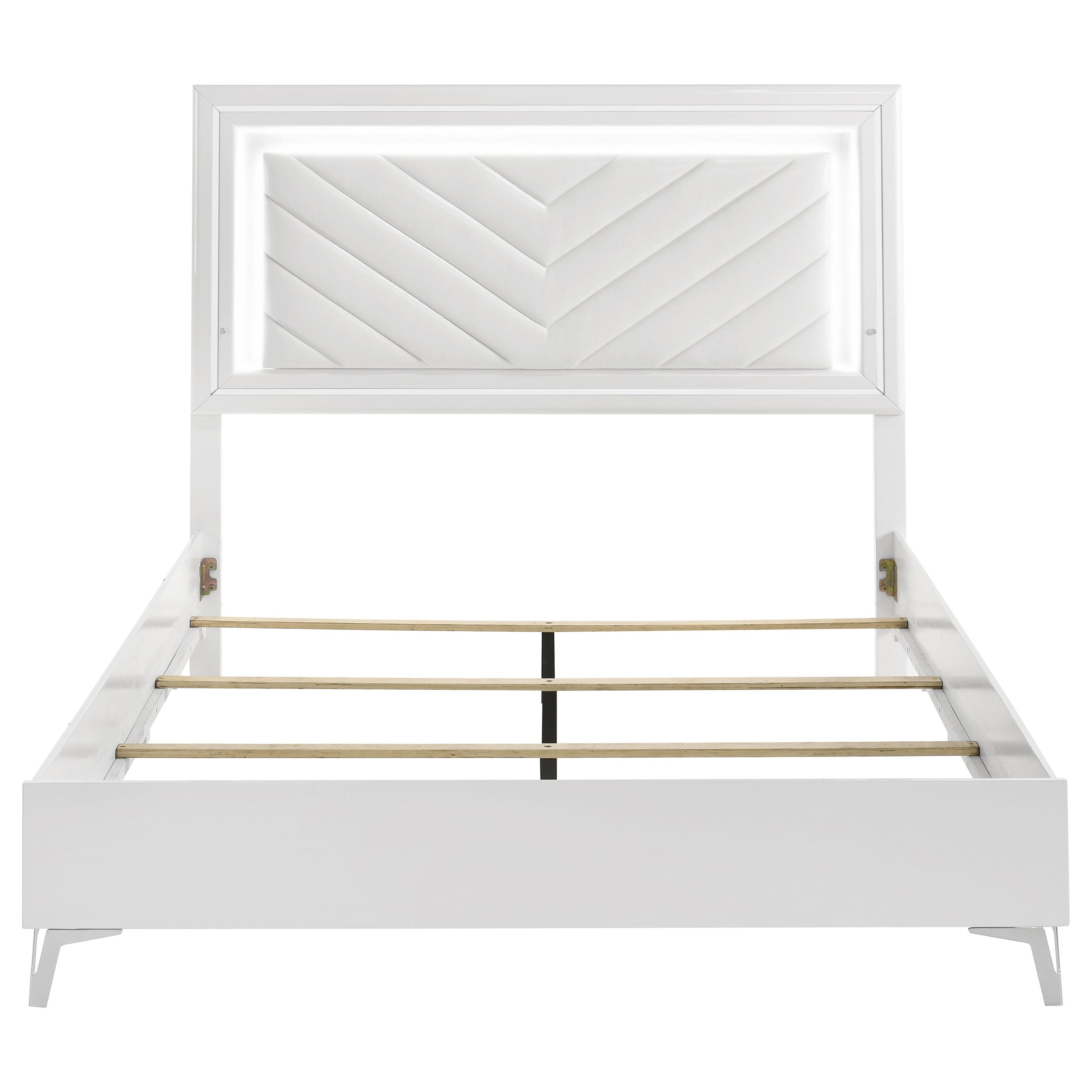 Cassia LED Panel Bed High Gloss