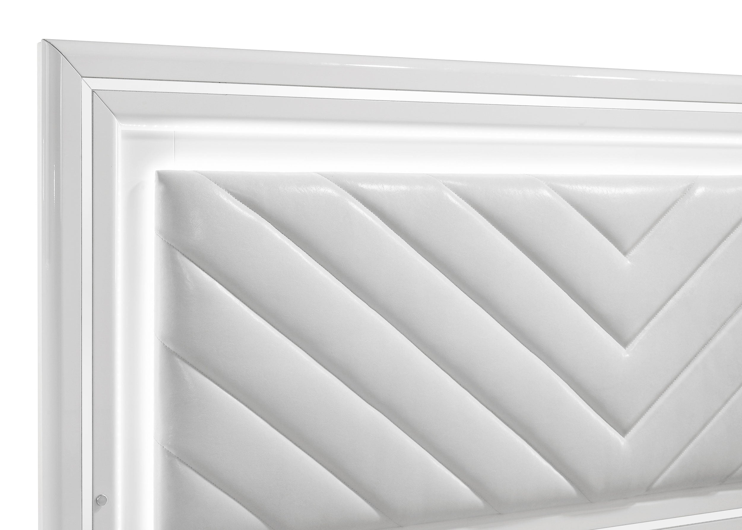 Cassia LED Panel Bed High Gloss