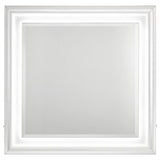 Cassia Dresser Mirror White High Gloss