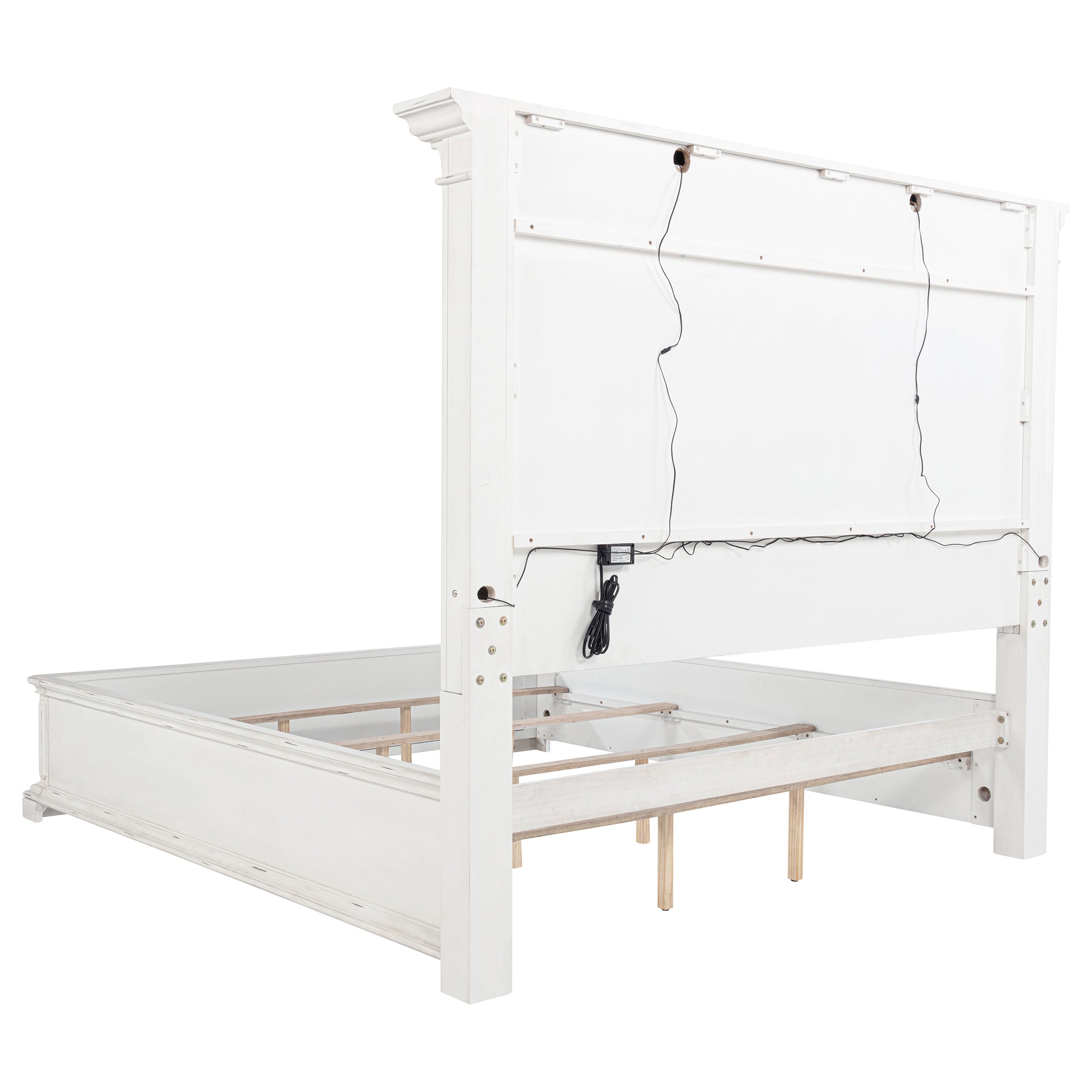 McKinney LED Light Panel Bed Vintage