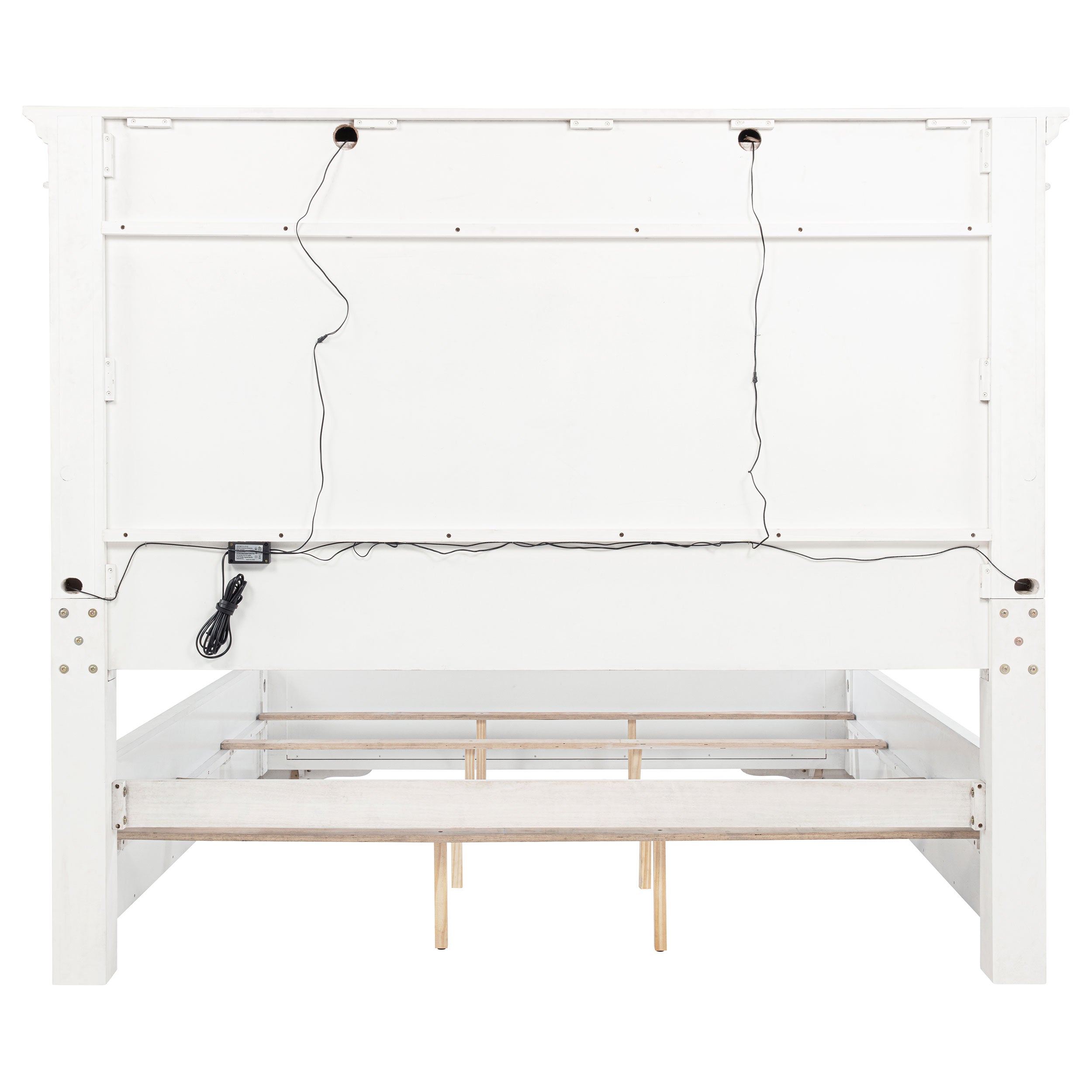 McKinney LED Light Panel Bed Vintage