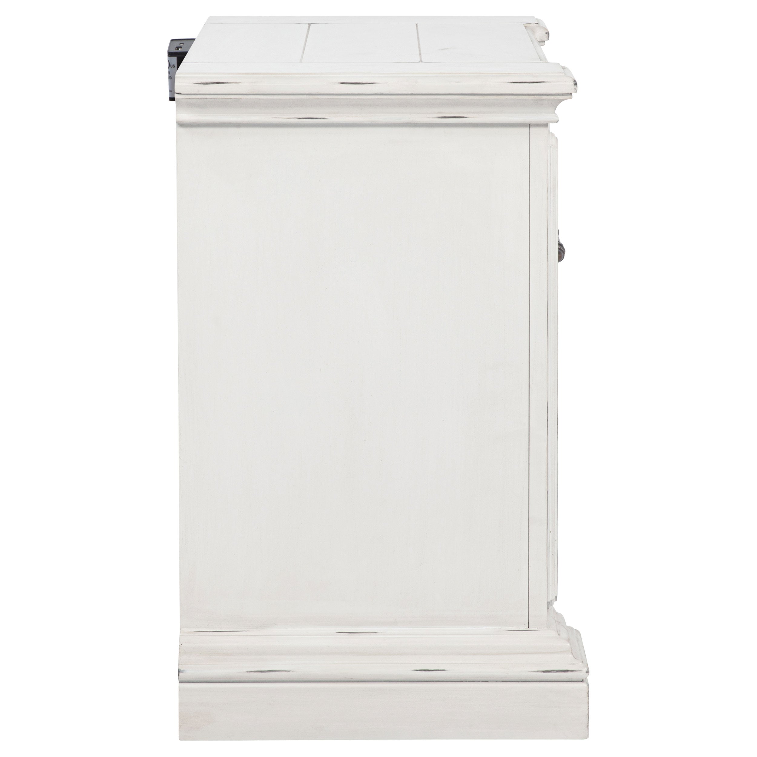 McKinney 2-drawer Nightstand with Dual USB Vintage White
