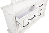 McKinney 6-drawer Bedroom Dresser with Mirror Vintage White