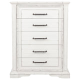 McKinney 5-drawer Bedroom Chest of Drawers Vintage White