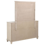 Pembroke 6-drawer Bedroom Dresser with Mirror Washed Oak