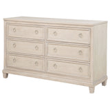Pembroke 6-drawer Bedroom Dresser Cabinet Washed Oak