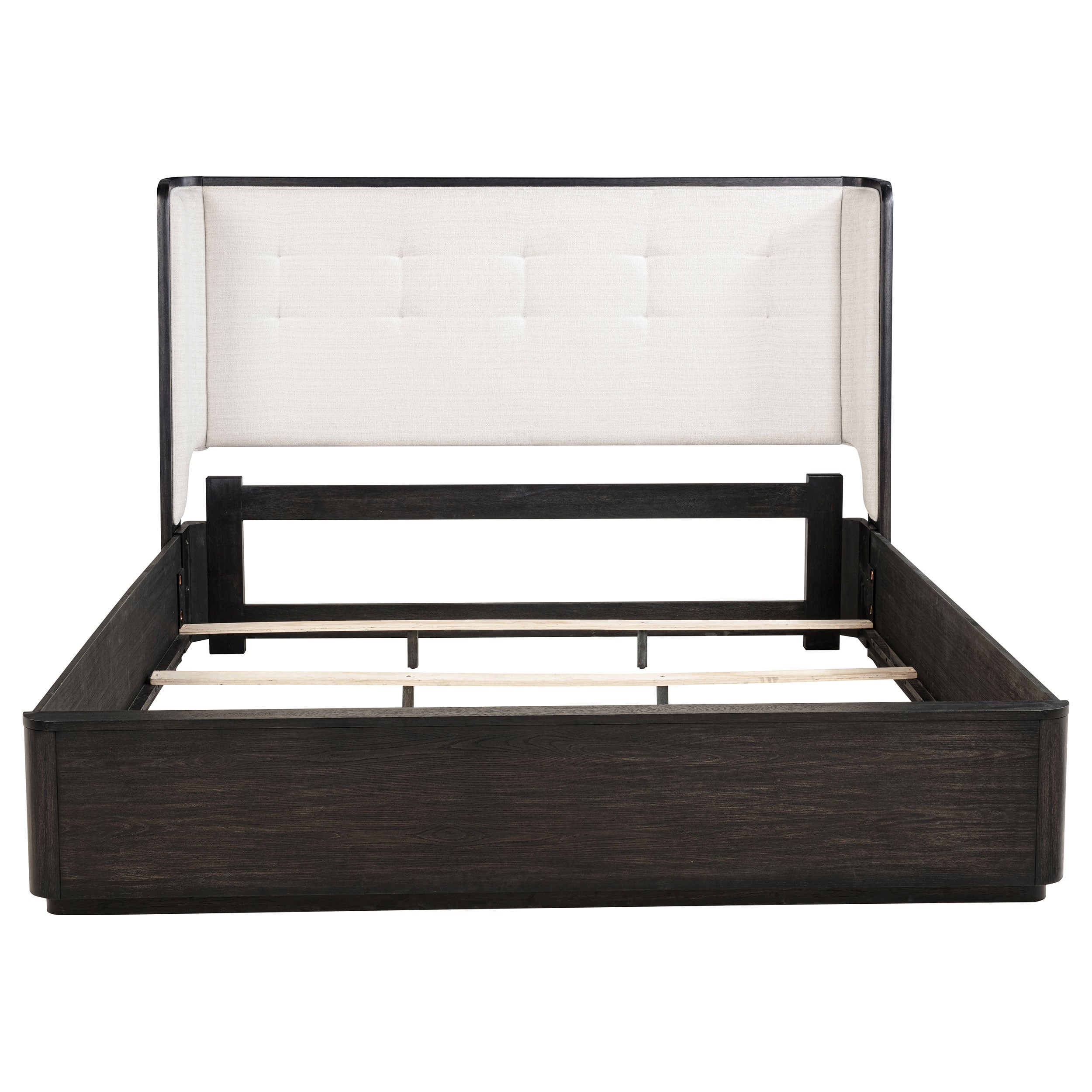 Leandro 55-inch Wingback Bed Burnished