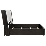 Leandro 55-inch Wingback Bed Burnished
