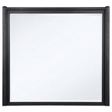 Leandro Dresser Mirror Burnished Black
