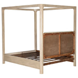 Solano 85-inch Canopy Bed Weathered Mango