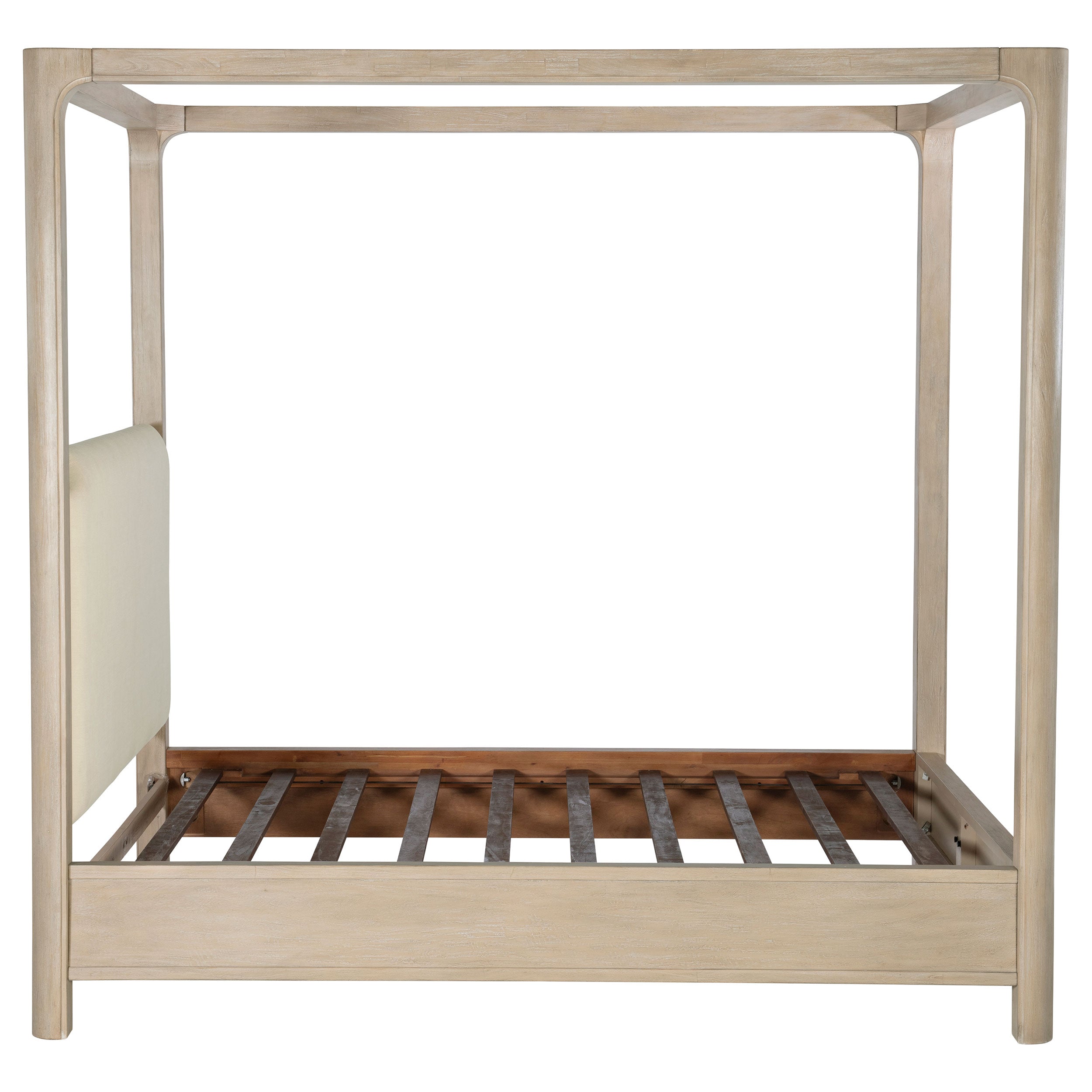 Solano 85-inch Canopy Bed Weathered Mango