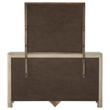 Solano 9-drawer Bedroom Dresser with Mirror Weathered Mango