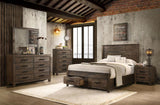 Woodmont Bedroom Set Rustic Golden Brown