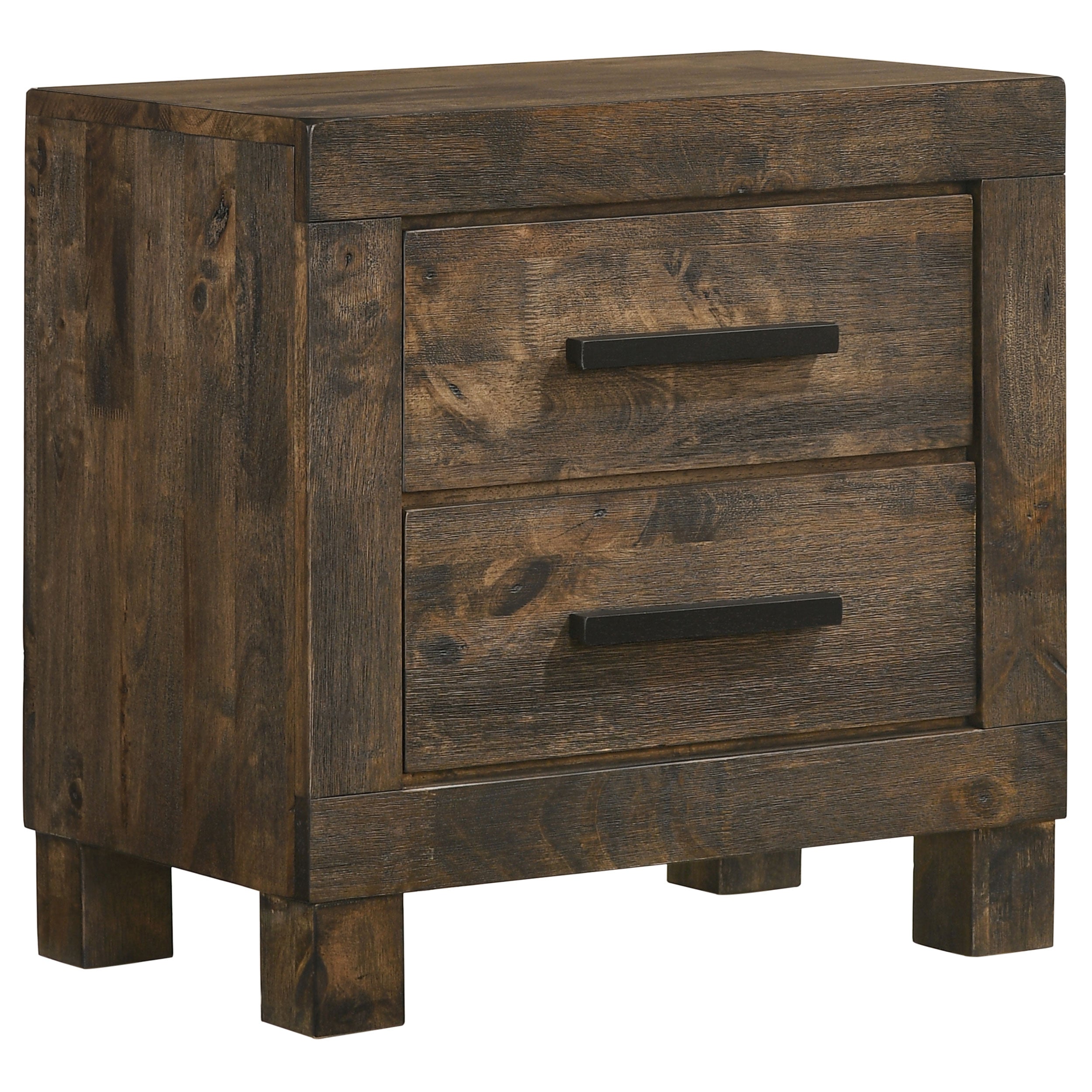 Woodmont Bedroom Set Rustic Golden Brown