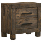 Woodmont Bedroom Set Rustic Golden Brown