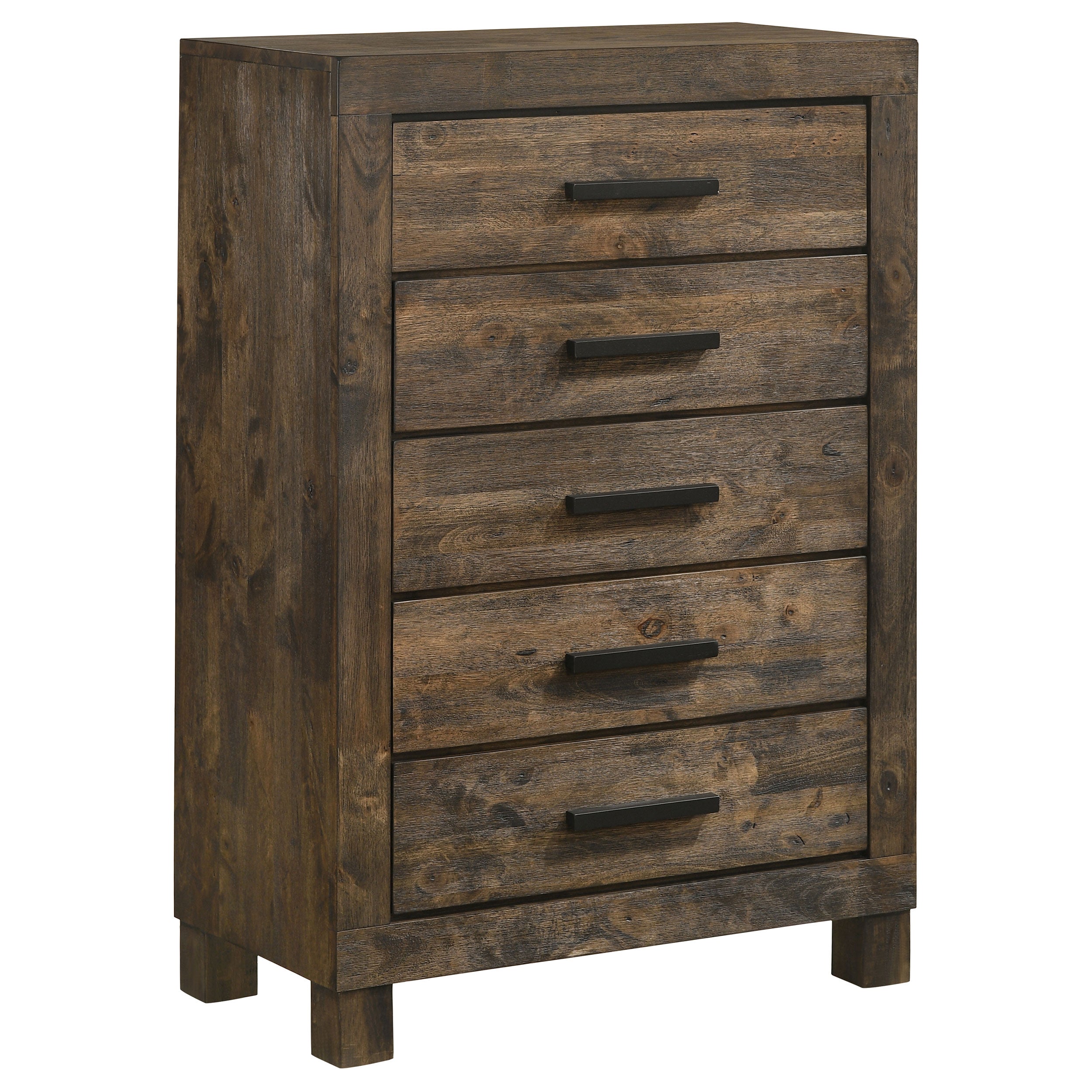 Woodmont Bedroom Set Rustic Golden Brown