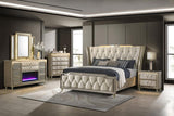 Lorient Bedroom Set Ivory and Camel