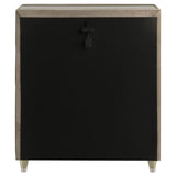 Lorient 5-drawer LED Chest of Drawers Ivory and Camel