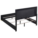 Marceline Wood LED Panel Bed