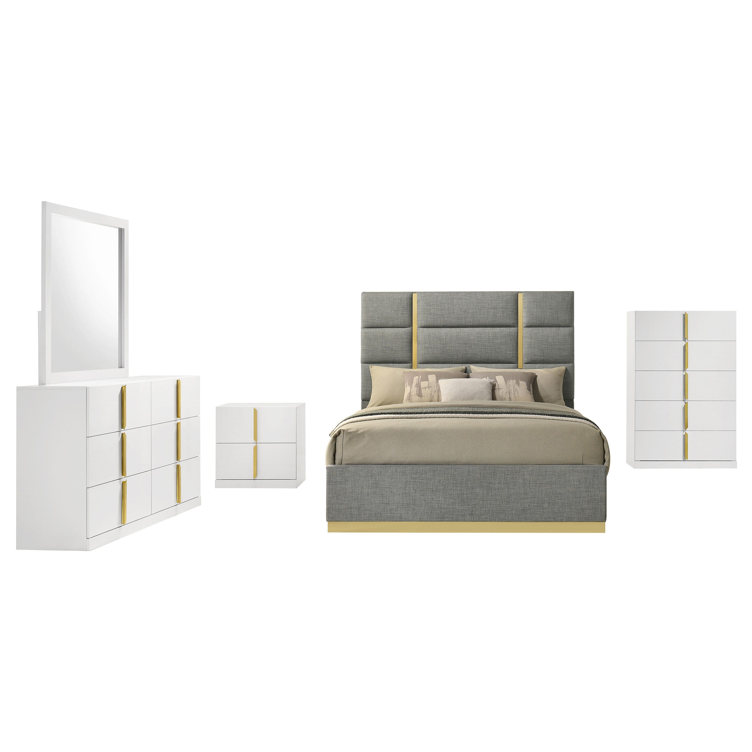 Ines Bedroom Set and High Gloss
