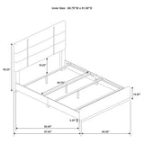 Ines 52-inch Fabric Upholstered Panel Bed