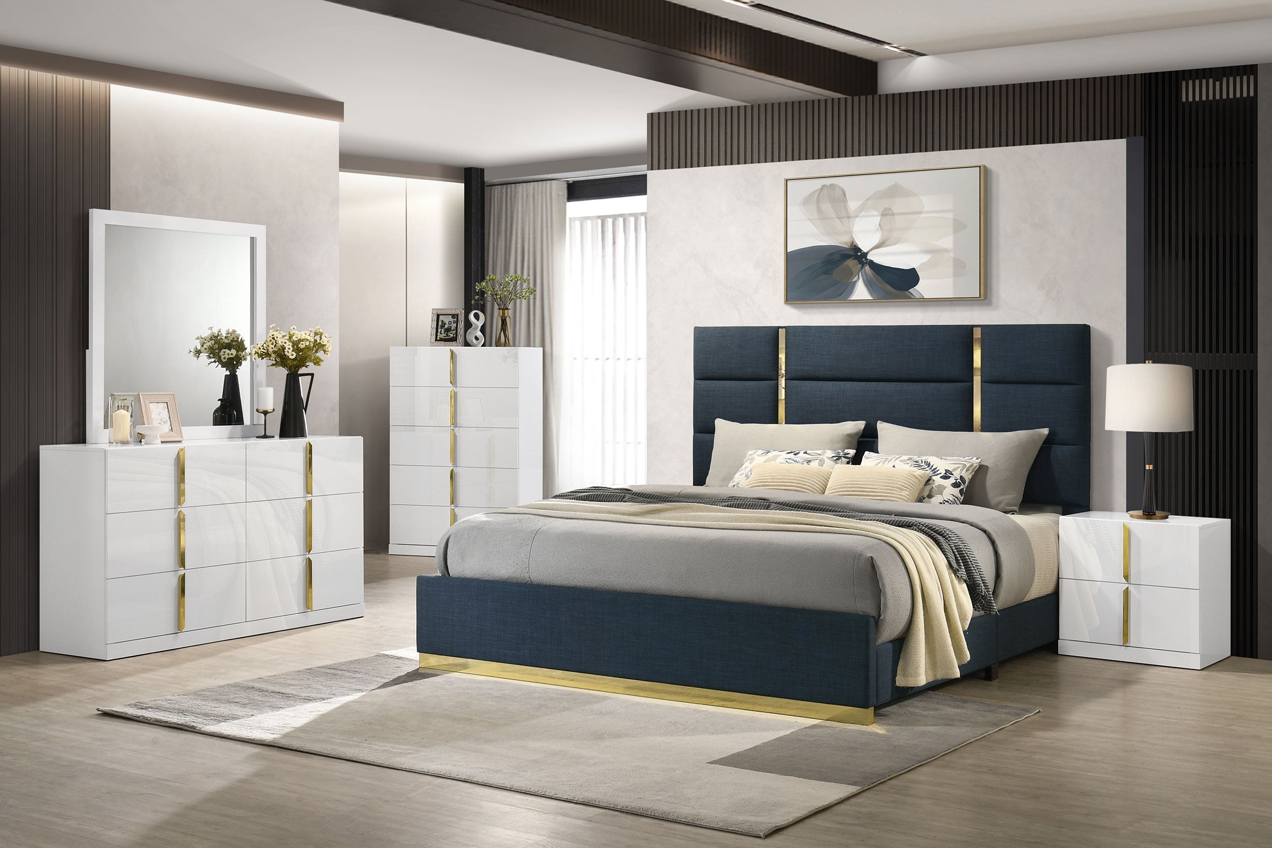 Ines Bedroom Set and High Gloss