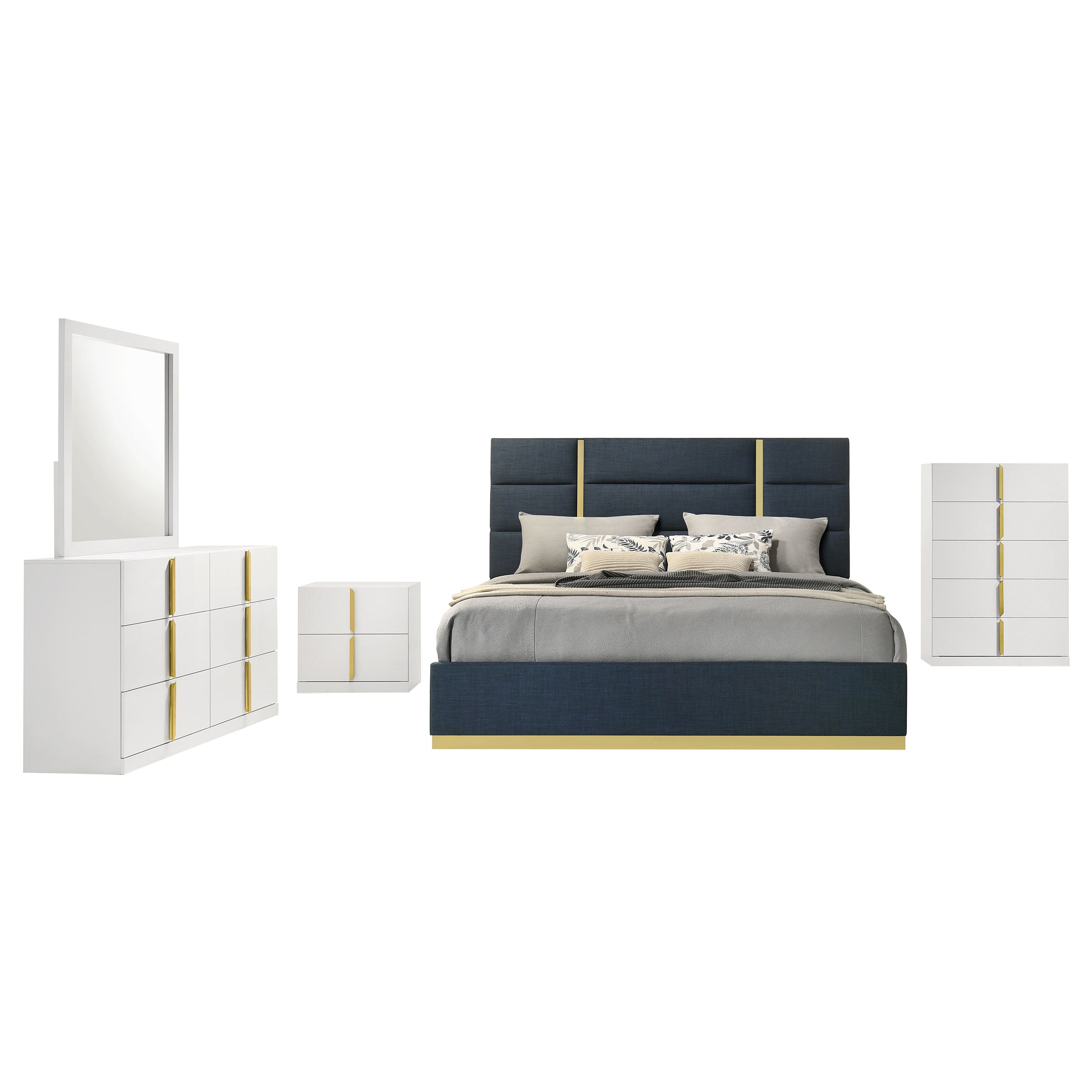 Ines Bedroom Set and High Gloss