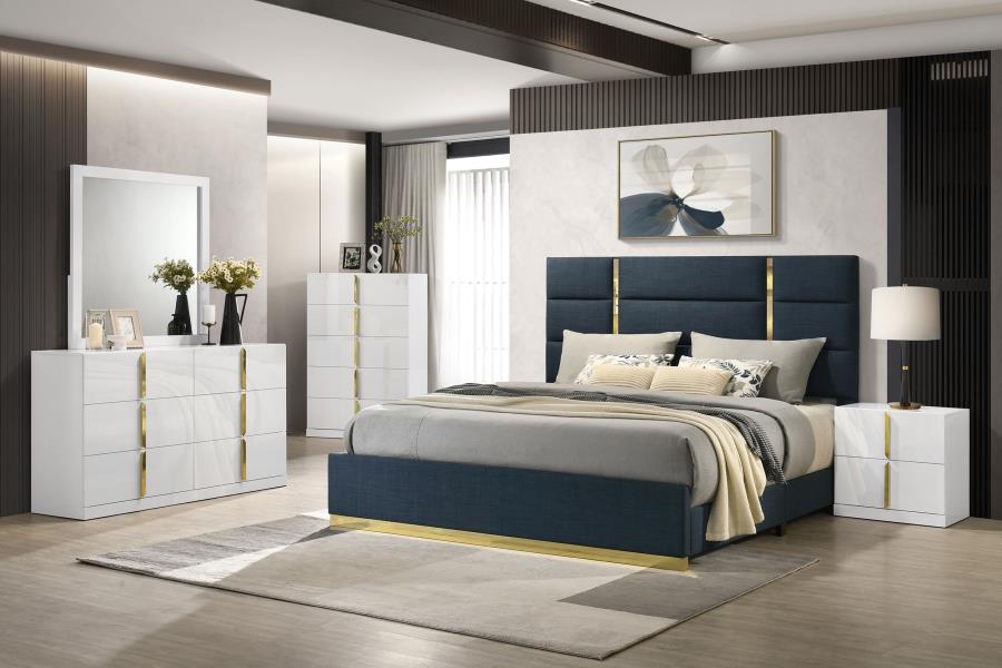 Ines Dresser Mirror White High Gloss