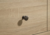 Arielle 6-drawer Bedroom Dresser with Mirror Light Oak